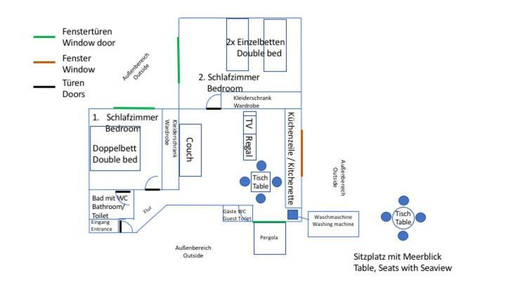 Ferienwohnung Dilou 8 Rhodes City Εξωτερικό φωτογραφία